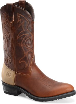 Tobacco Double H Boot 13" Domestic R Toe AG7 